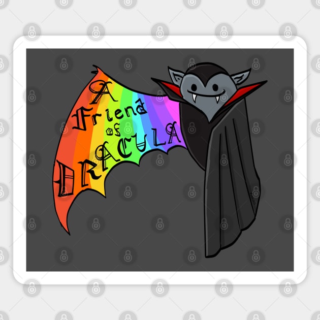 A Friend of Dracula Magnet by manicgremlin